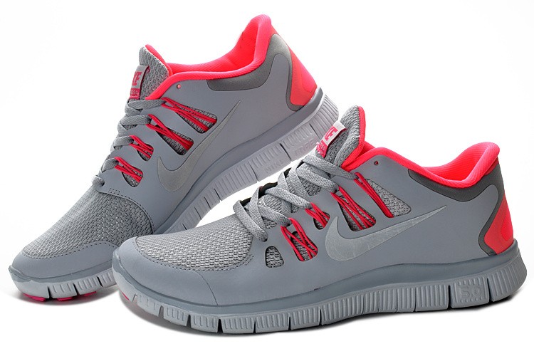 Women Nike Free 5.0 V2 Shoes Grey